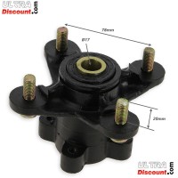 Front Wheel Hub for ATV Bashan Quad 300cc (BS300S-18) Bilder 1