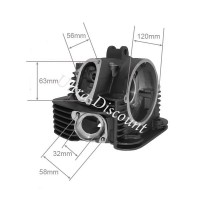 Cylinder Head for ATV Bashan Quad 300cc (BS300S-18)