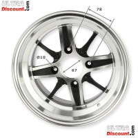 Rear Aluminum Rim for ATV Bashan Quad 300cc BS300S-18 Bilder 1