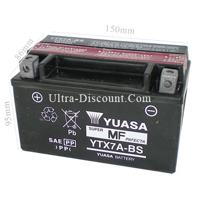 YUASA Battery for Chinese Scooter 50cc ~ 125cc