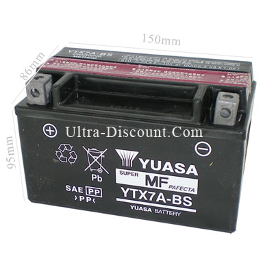 YUASA Battery for Baotian Scooter BT49QT-12 Bilder 1