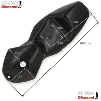 Fairing for Pocket Bike 47cc - 49cc - Black Bilder 1 Fairing for Pocket Bike 47cc - 49cc - Black Bilder 1