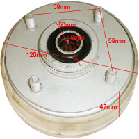 Front Wheel Hub for ATV Bashan Quad 200cc (BS200S-3A)