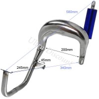 Exhaust for Motorized Scooters - Blue