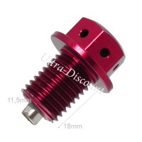 Magnetic Engine Oil Drain Plug for Dax 50cc ~ 125cc - Red Bilder 1