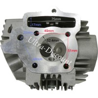 Cylinder Head 110cc 1P52FMH - 52.4mm for Child ATV Parts Bilder 2 Cylinder Head 110cc 1P52FMH - 52.4mm for Child ATV Parts Bilder 2
