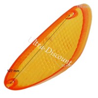 Front Left Turn Signal Cover for Baotian Scooter BT49QT-9 - Orange Bilder 1