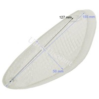 Front Left Turn Signal Cover for Baotian Scooter BT49QT-9 - Clear
