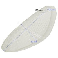 Front Left Turn Signal Cover for Baotian Scooter BT49QT-9 - Clear Bilder 1
