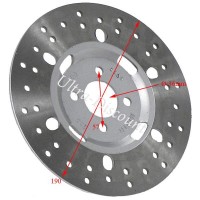 Rear Brake Disc for ATV Shineray Quad 200cc (STIIE)