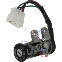 Complete Lock Assy for Chinese Scooter (type 5) Bilder 1