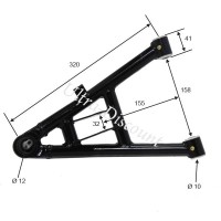 Lower Left A-arm for ATV Shineray Quad 250cc STXE 320mm after 2008
