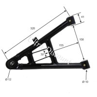Lower Left A-arm for ATV Shineray Quad 250cc STXE 320mm after 2008 Bilder 1