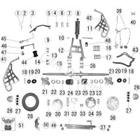 Rear Axle Castle Nut for ATV Shineray Racing Quad 250cc ST-9E (type 1) Bilder 2