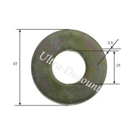 Rear Axle Washer 47x20x3 for ATV Bashan 200cc BS200S7 Bilder 2