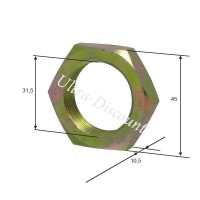 Rear Axle Nut for ATV Shineray Racing Quad 250cc ST-9E (type 2: left) Bilder 1