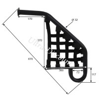 Foot Rest Right for ATV Shineray Quad 250cc ST-9E Bilder 1