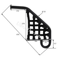 Foot Rest Right for ATV Shineray Quad 250cc ST-9E