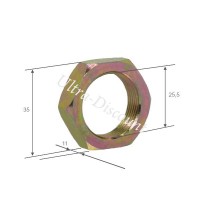 Rear Bridge Nut for ATV Shineray Quad 200cc STIIE (type 2) Bilder 1