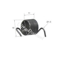 Spring for Gear Shift Locker for ATV Shineray Racing Quad 250cc ST-9E Bilder 1