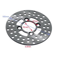 Pair of Front Discs for ATV Shineray Quad 200cc (XY200ST-6A) Bilder 1