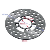 Pair of Front Discs for ATV Shineray Quad 250cc STXE