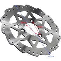 Rear Brake Disc for ATV Shineray Quad 300cc STE (4mm)