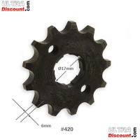 17 Tooth Front Sprocket for T-REX 50cc ~ 125cc (420)