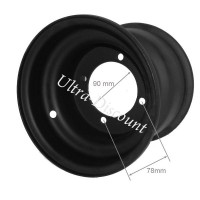 Rear Rim for ATV Shineray Quad 200cc STIIE - STIIE-B - 18x9.5-8 - Black