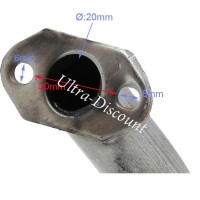 Exhaust for Motorized Scooters - Red Bilder 1