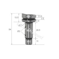 Cam Gear Axis for ATV Shineray Racing Quad 250cc STIXE - ST-9E Bilder 1