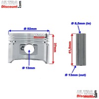 Cylinder Kit black for Dirt Bike 125cc - Lifan Engine 1P52FMI Bilder 2 Cylinder Kit black for Dirt Bike 125cc - Lifan Engine 1P52FMI Bilder 2
