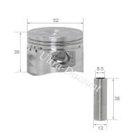 Cylinder Kit for Dirt Bike 125cc - Loncin Engine 1P52FMI Bilder 3