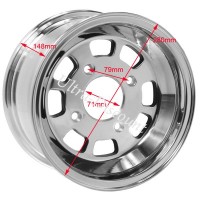 Front Aluminum Rim for ATV Bashan 200cc (BS200S-7)