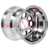 Rear Aluminum Rim for ATV Bashan Quad 200cc (BS200S-7) Bilder 1
