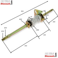 Rear Axle for ATV Bashan Quad 200cc (BS200S-7) Bilder 1
