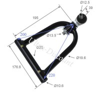 Upper Right Swing Arm for ATV Bashan Quad 200cc (BS200S-3) Bilder 1