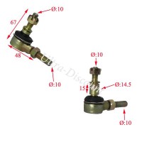 Pair of Steering Ball Joints for ATV Shineray Quad 150cc STE Bilder 1