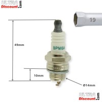 Stock Spark Plug for Cross Pocket Bike