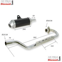 Stainless Steel Racing Exhaust for Dirt Bike 200cc AGB30