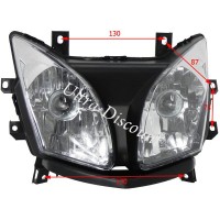 Headlight for ATV Shineray Quad 300cc STE Bilder 1 Headlight for ATV Shineray Quad 300cc STE Bilder 1