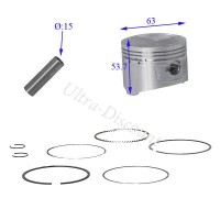 Piston Kit 63mm for Dirt Bike 200cc (type 2) Bilder 1