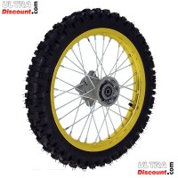 14'' Front Wheel for Dirt Bike AGB29 - Gold