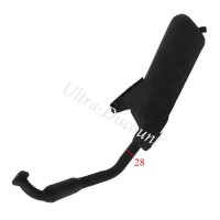 Exhaust for Chinese Scooter 125cc (type 32) Bilder 2