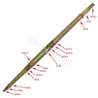 Rear Axle for ATV Shineray Quad 350cc (XY350ST-E) Bilder 2