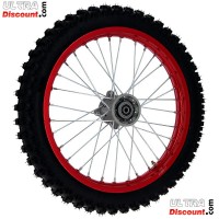 17'' Front Wheel for Dirt Bike AGB30 - Red Bilder 1