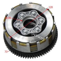 Clutch for Dirt Bike 250cc, Type 3