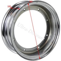 Custom Front Rim for Dax 50cc ~ 125cc - Chrome (3.00x10) Bilder 1