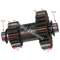 Reverse Gear Driven Shaft for ATV Bashan Quad 300cc BS300S-18 Bilder 1