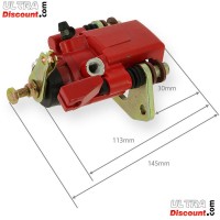 Rear Brake caliper for ATV Shineray Racing Quad 250cc ST-9E (Black) Bilder 3
